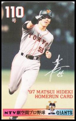 110 Hideki Matsui